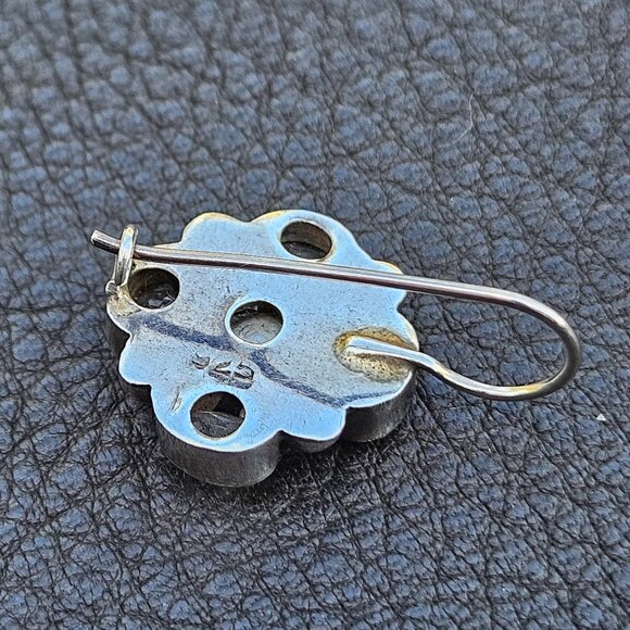 Sterling Silver, Crystal and Freshwater Pearl Earrings - Picture 3 of 5